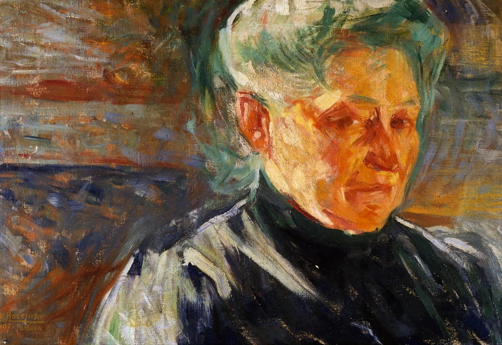 Ritratto della madre, 1907 - Civiche Raccolte D'Arte Museo Dell'Ottocento Villa Belgiojoso